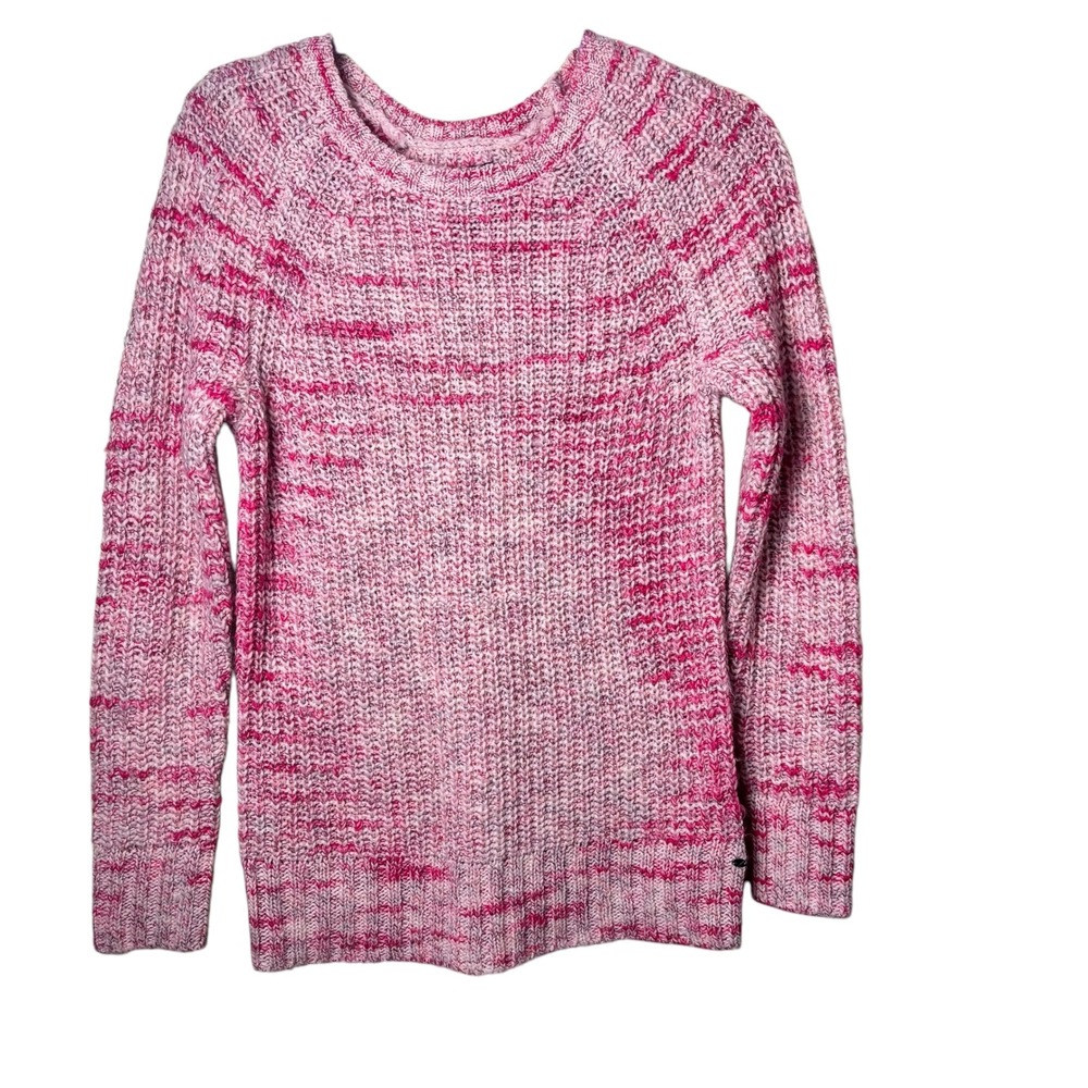 American Eagle Jeggings‎ Sweater XS Pink Textured Knit Pullover Long Sleeve